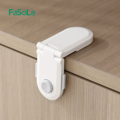 FaSoLa Adhesive Straps Locks Baby Proofing Cabinet Latches for Drawers Fridge Door Oven Window No Drilling Safety Lock
