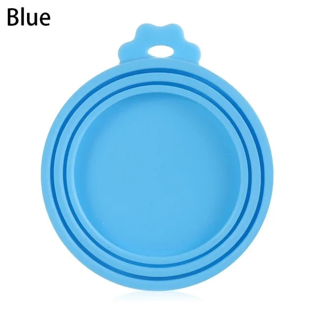 Silicone Canned Lid Sealed Feeders Food Can Lid for Dog Cat Storage Top Cap Reusable Cover Lid Health Home Pet Daily Supplies