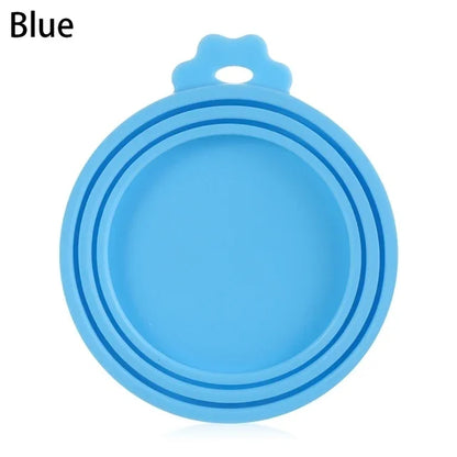 Silicone Canned Lid Sealed Feeders Food Can Lid for Dog Cat Storage Top Cap Reusable Cover Lid Health Home Pet Daily Supplies