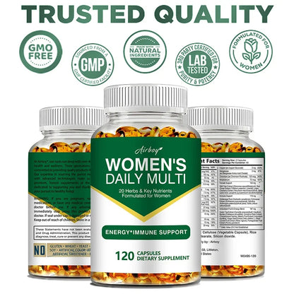Womens Vitamins Multivitamin - Multivitamins and Minerals To Support Heart, Brain, Immunity, Skin and Hair