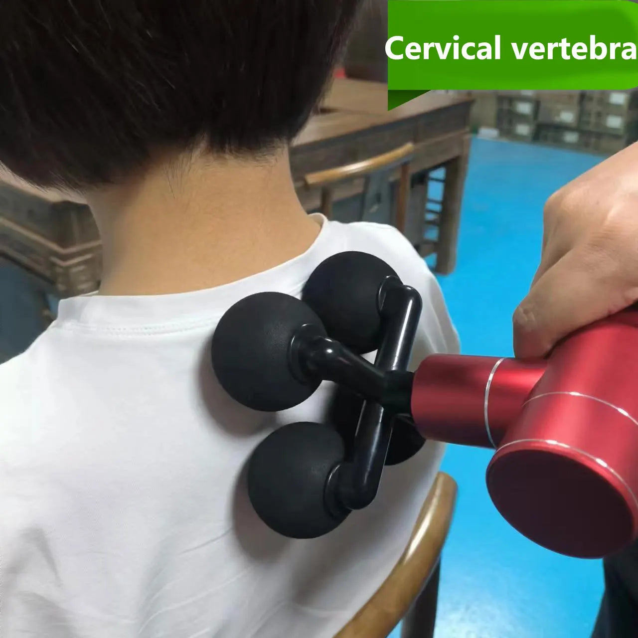 Fascia Gun Creative Massage Head,Plastic Accessories Massage Head, Muscle Massager Head, Deep Tissue Massager Replacement Head