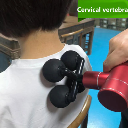 Fascia Gun Creative Massage Head,Plastic Accessories Massage Head, Muscle Massager Head, Deep Tissue Massager Replacement Head