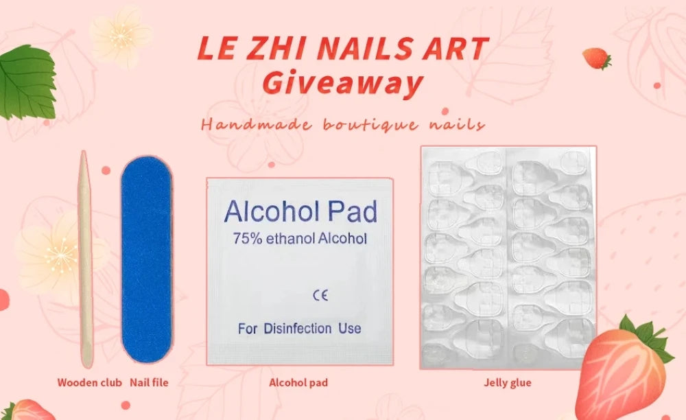 10Pcs High Quality Handmade Press on Nails Simple And Elegant  Royal A must For Trends Fashion Weapon Nail Stickers  Elegant