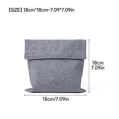 Reusable Sandwich Storage Bag TPU Lining Velcro Snack Bags for Kids Washable Waterproof Food-Safe Reusable Snacks Bags