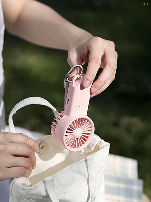 Mini Portable Fans Handheld USB Rechargeable Fan Mini Desktop Air Cooler Outdoor Fan Cooling Travel Hand Fans Ventilation Fan