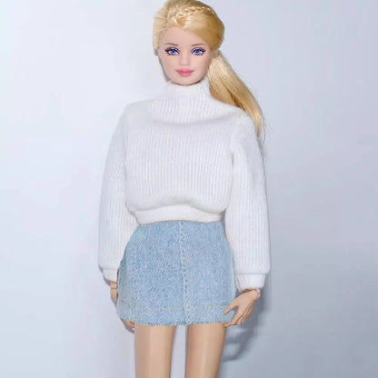 Elegant Doll Party Clothes 10 Styles Fashion Plush Coat Casual Wears Dolls DIY Accessories 11.5