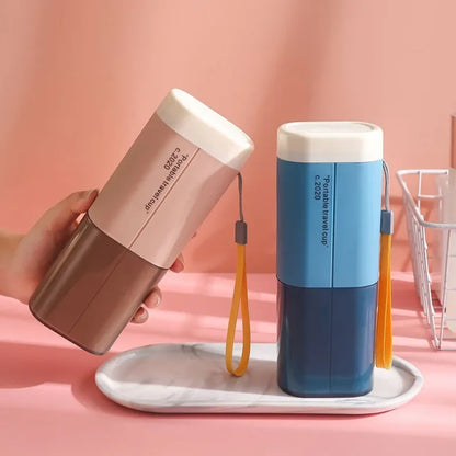 Travel Portable Toothbrush Toothpaste Holder Storage Case Box Organizer Household Storage Cup Outdoor Holder Bathroom Accessorie