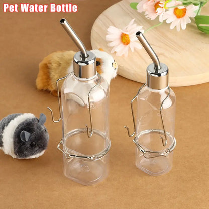 180ml/350ml Small Animal Drinking Fountain Rabbit Hamster Water Bottle Pet Automatic Drinking Device