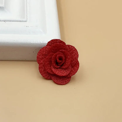 2.5CM Small Flower Clothing Headwear Accessories Three-dimensional Flower Handmade DIY Hair Accessories Accessories