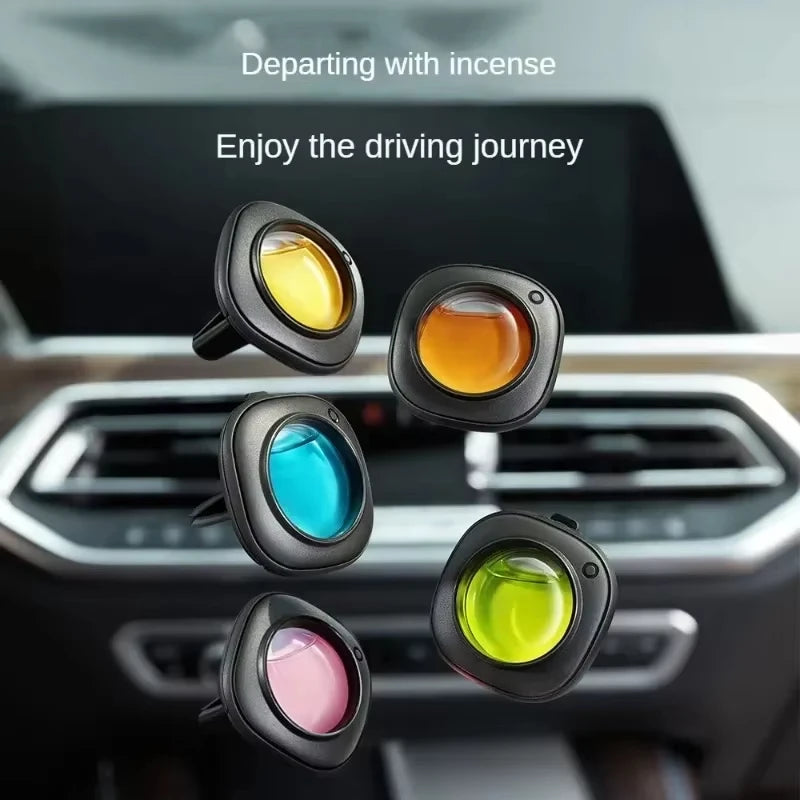 Long-Lasting Car Air Freshener Vent Clip Essential Oil Scented Odor Eliminator 0.14oz Alcohol-Free Fragrance for Fresh Car Smell