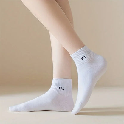 5 pairs of short sports socks for one sale, comfortable and breathable short socks sock