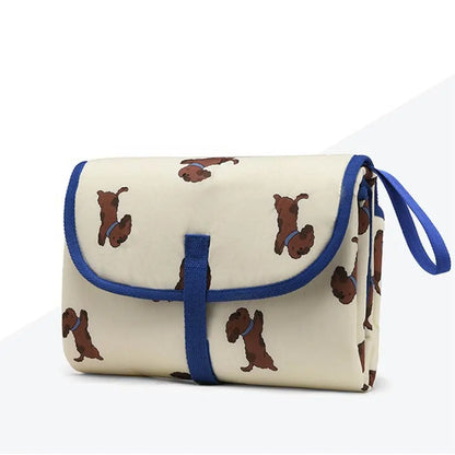 Foldable Diaper Changing Pad Bear Waterproof Baby Infant Diaper Urine Mat Detachable Easy To Clean Bedding Changing Cover Pad