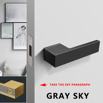 TOPKNORR Room Door Lock Indoor Magnetic Mute Ecological Door Lock Wooden Door Bedroom Toilet Household Door Lock Door Handle