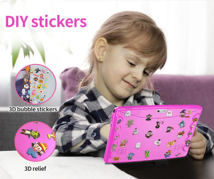 2024 New BDF Tablet Android12 Kids Tablets 10.1 Inch 4GB+64GB Wifi+Sim Card 3G Internet Children Students Educational Gift Table