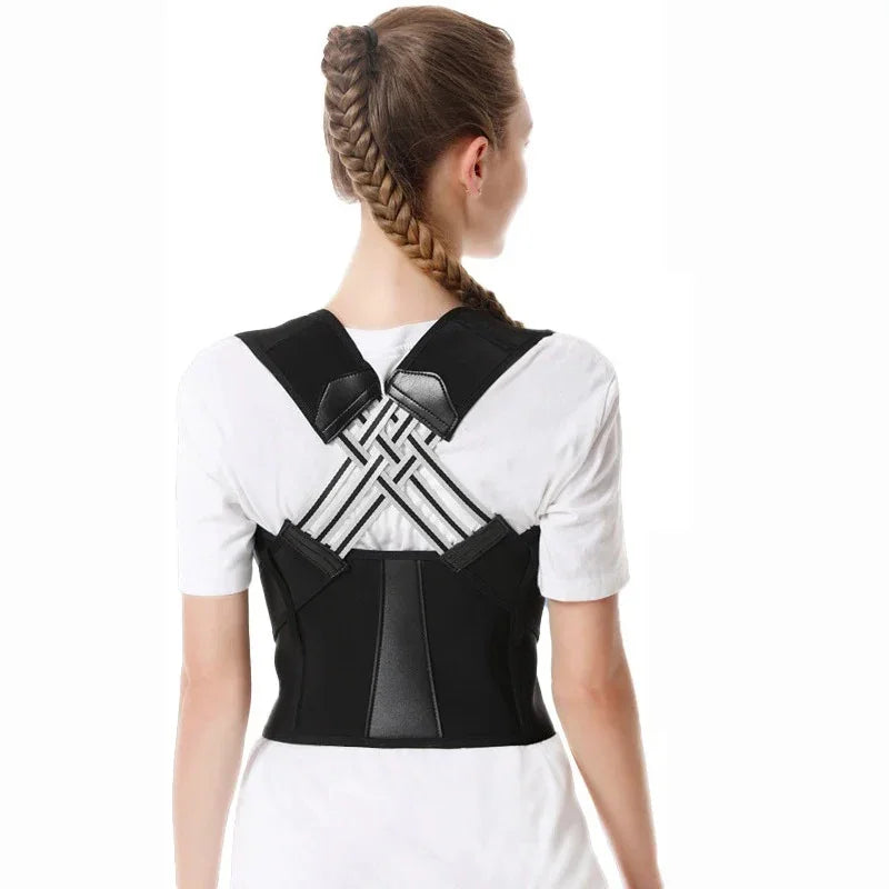Posture Corrector for Women & Men – Adjustable Back Brace, Scoliosis & Hunchback Support, Spine Alignment