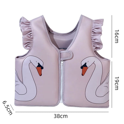 Swimming Arm Ring for Children Cartoon Printed Kids Swimwear Buoyancy Vest Foam Jacket Swimming Pool Accessories