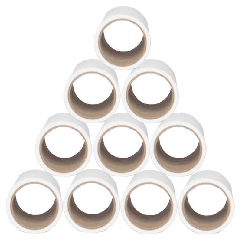 5 Pcs Lint Roller Accessory Sticky Paper Cleaning Tape for Remover Rollers Tearable