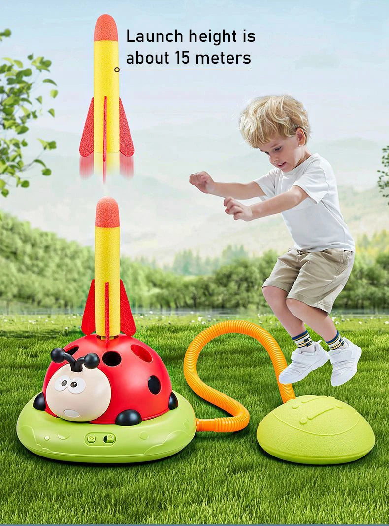 Musical Jump Toss Educational Toy Sports Entertainment Ladybug 3 In 1 Multifunctional Sturdy Skipping Rope Outdoor Somatosensory