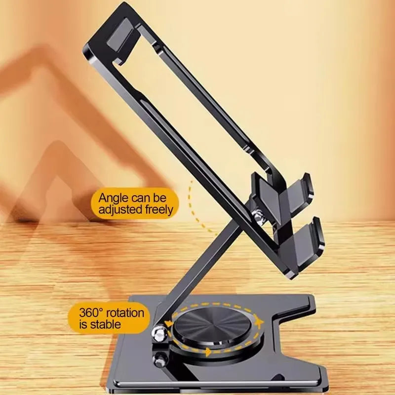 Tablet Holder Rotatable Hollow Tablet Stand Laptop Holder Tablet Mount Tablets Mount Bracket Stable & Foldable For Offices