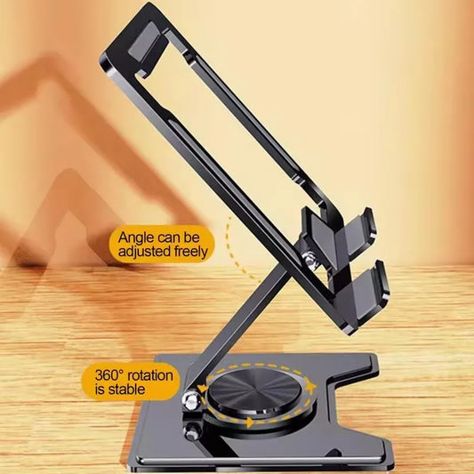 Tablet Holder Rotatable Hollow Tablet Stand Laptop Holder Tablet Mount Tablets Mount Bracket Stable & Foldable For Offices