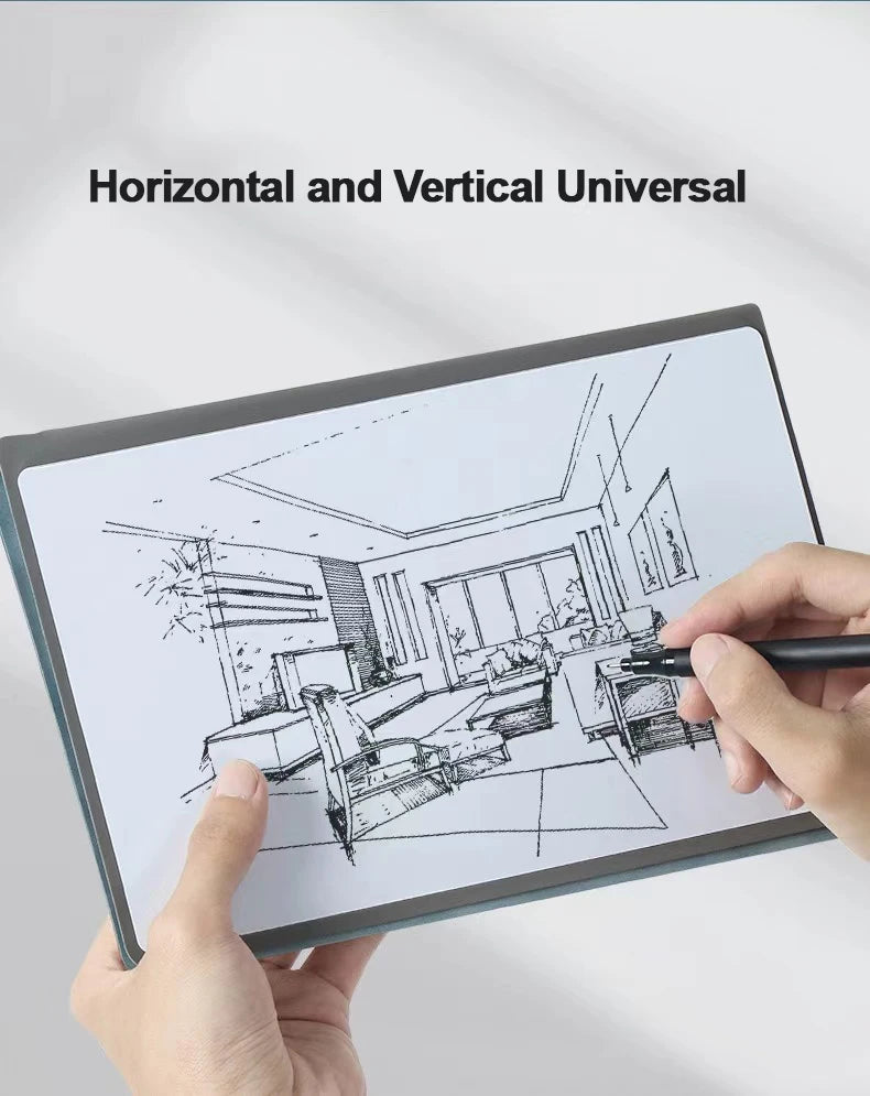 Erasable Whiteboard Notebook A5 Leather Portable Drafting Notebook Writing Board Desktop Memo Pad