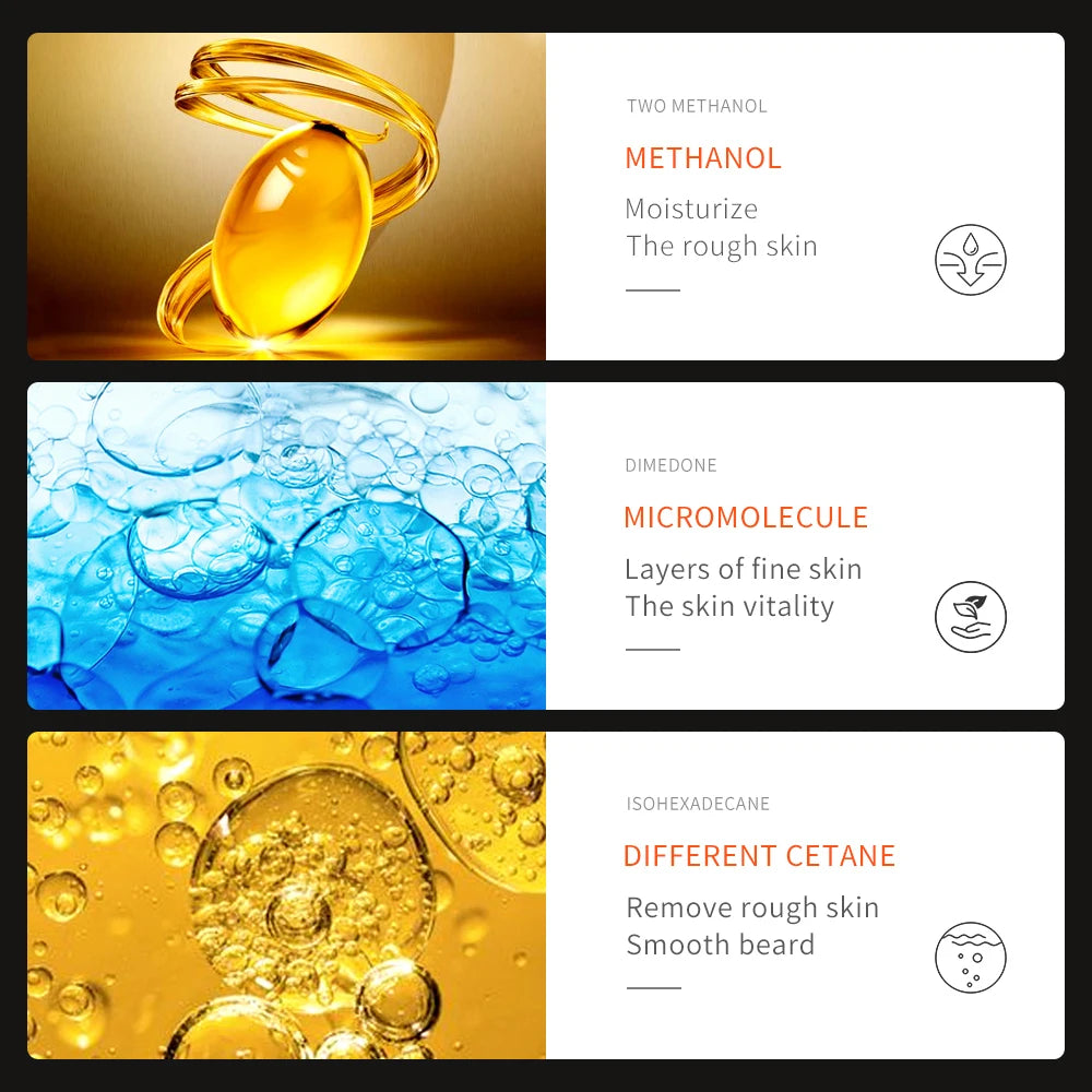 Natural Beard Balm And Beard Oil Moisturizing Smoothing Soften Beard Wax Cream Reduce Frizz And Split Ends Hair Care Essence Oil