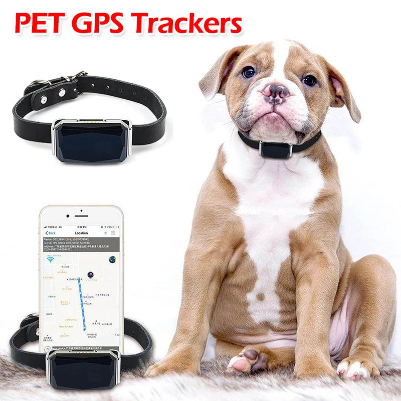 Pet GPS Tracker Location Adjustable Collar Waterproof Real-Time Call Remote Control GPS Locator for Cats and Dogs Sheep
