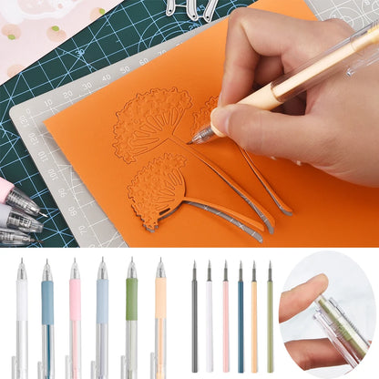 Art Utility Knife Pen Refill Stickers Scrapbooking Cutting Tool Express Box Knife School Supplies DIY Craft Supplies