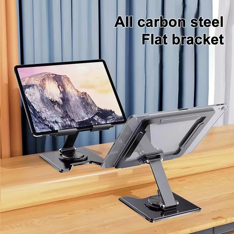 Tablet Holder Rotatable Hollow Tablet Stand Laptop Holder Tablet Mount Tablets Mount Bracket Stable & Foldable For Offices