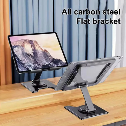 Tablet Holder Rotatable Hollow Tablet Stand Laptop Holder Tablet Mount Tablets Mount Bracket Stable & Foldable For Offices