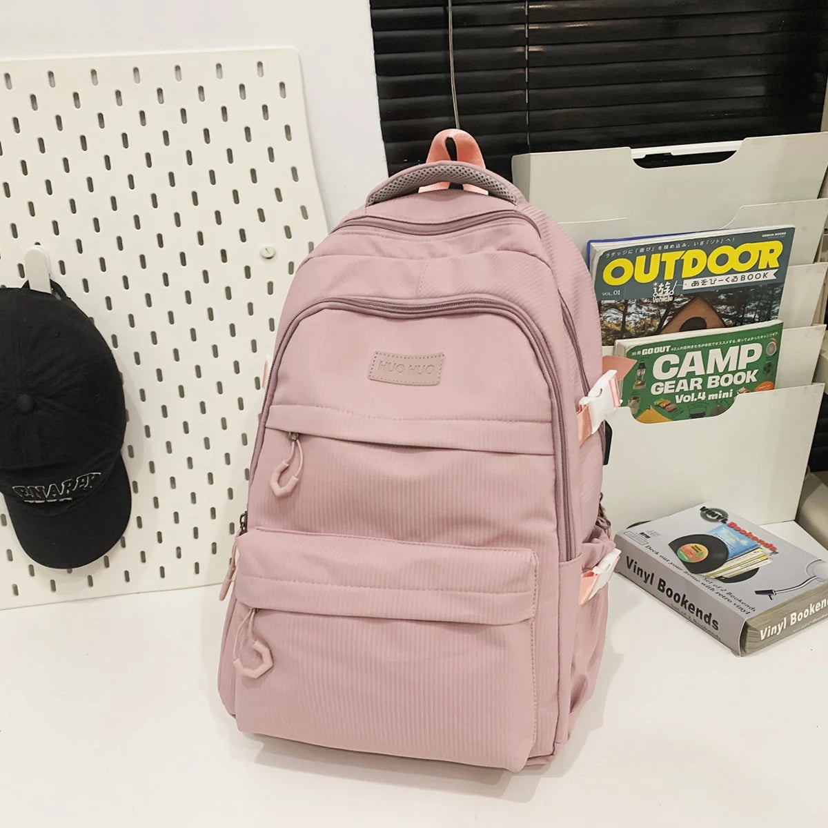 Schoolbag Unisex New Japanese Simple High School Student Junior High School Student Large-Capacity Backpack