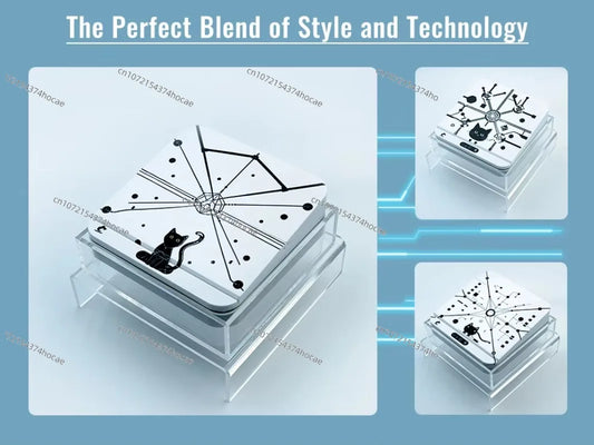 Smart Automatic Pet Feeder With RFID Sensor, Elevated Base, and 650ml Capacity for Wet & Dry Food