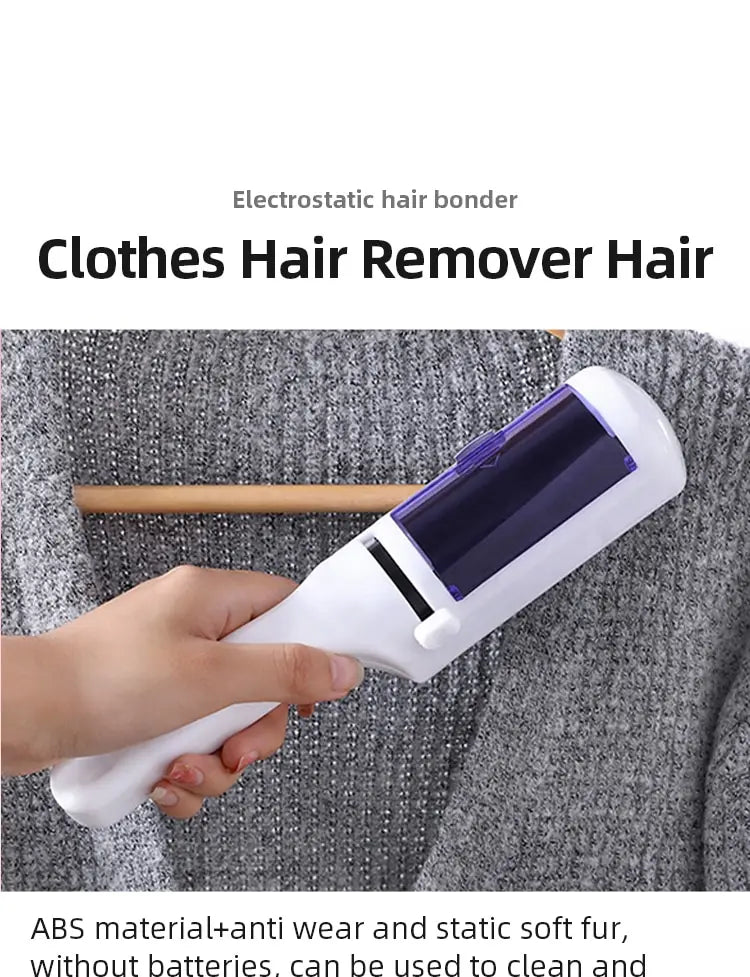 Clothes Lint Remover Electrostatic Brush Portable Coat Sweater Dry Cleaning Lint Removal Brush Pet Sticky Lint Remover