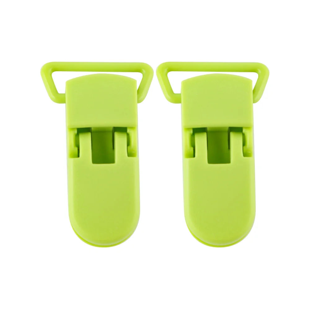 10Pcs/Lot Plastic Clasp Colorful Solid Clip Chain Making For Jewelry Handmade Crafts Making Accessories