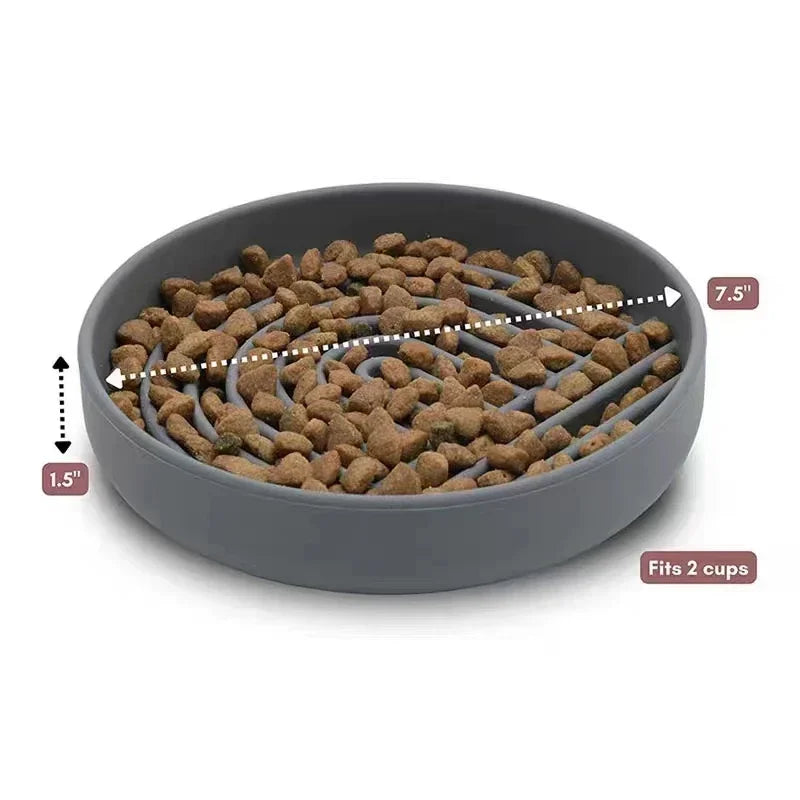Slow Food Bowl Silicone Dog Lick Mat for Dogs Pet Slow Food Plate Non-sliping Pet Anti-choking Feeder Dog Food Bowl Pet Supplies