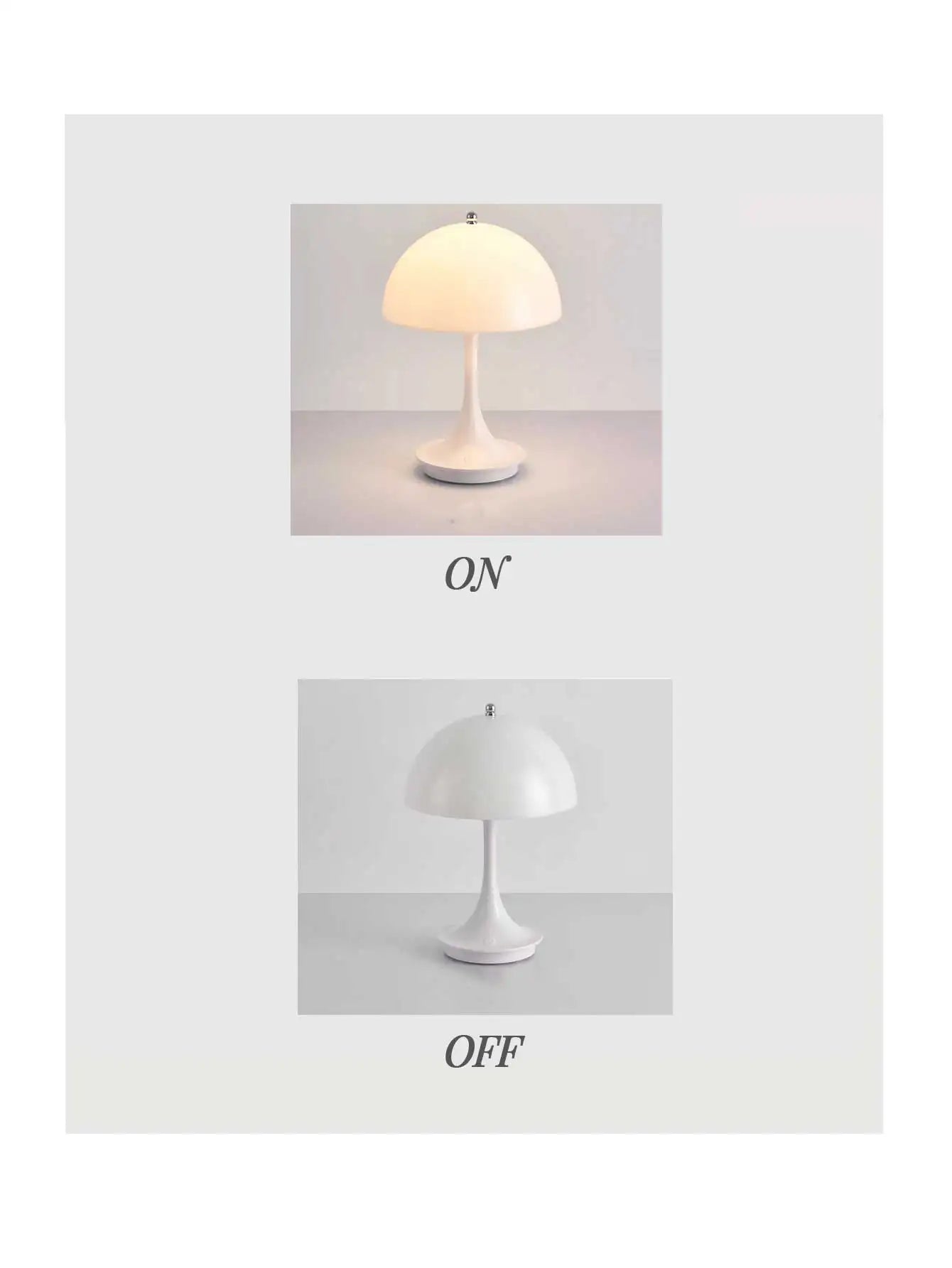 Modern Simple Pod Shaped Decorative Table Lamp, Rechargeable LED Dimmable Table Lamp, Bedroom Ambient Lighting
