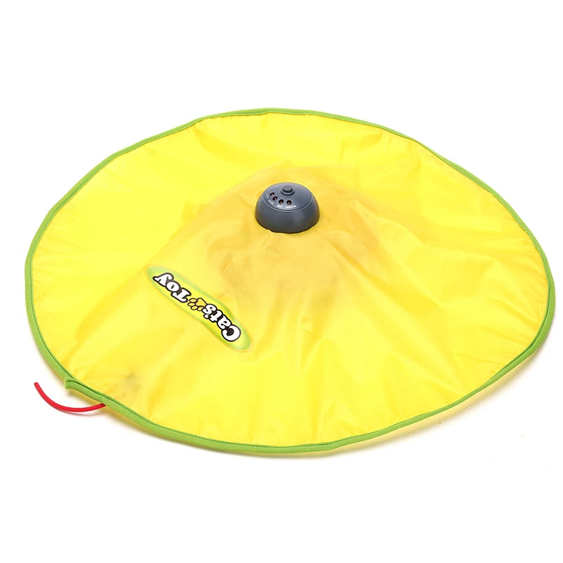 Interactive Cat Toy Electric Turntable Cat Training Funny Cat Spinning Chase Toy