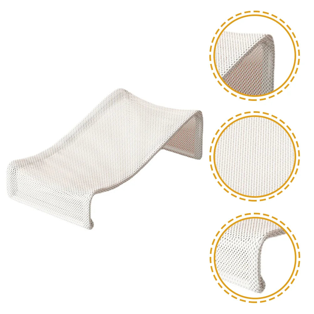 2Pcs Baby Bath Seat Mat Infant Bath Support Toddler Bath Cushion Baby Bath Pad Newborn Bath Mat Plastic Bathtub Portable Basin