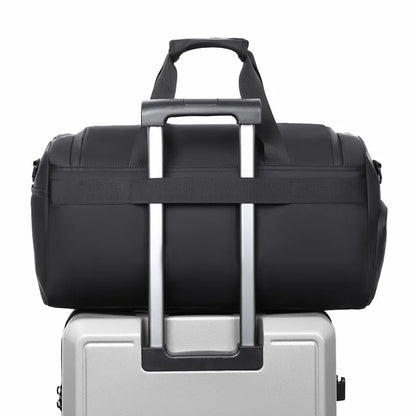 Sports Gym Bag, Large Capacity Handbag,Portable Travel Duffel Bag, Multi-compartment with Shoes Storage,Perfect for Vacation,Gym