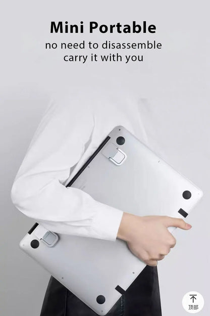 Laptop Stands Bracket 2 Adjustable Angles Foldable Portable Bracket  Computer Keyboard Heat Dissipation Holder Legs Accessories