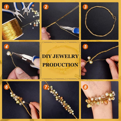 10M bare copper wire pure copper wire copper coil conductive copper wire, bare wire diameter 0.1-1mm brass wire