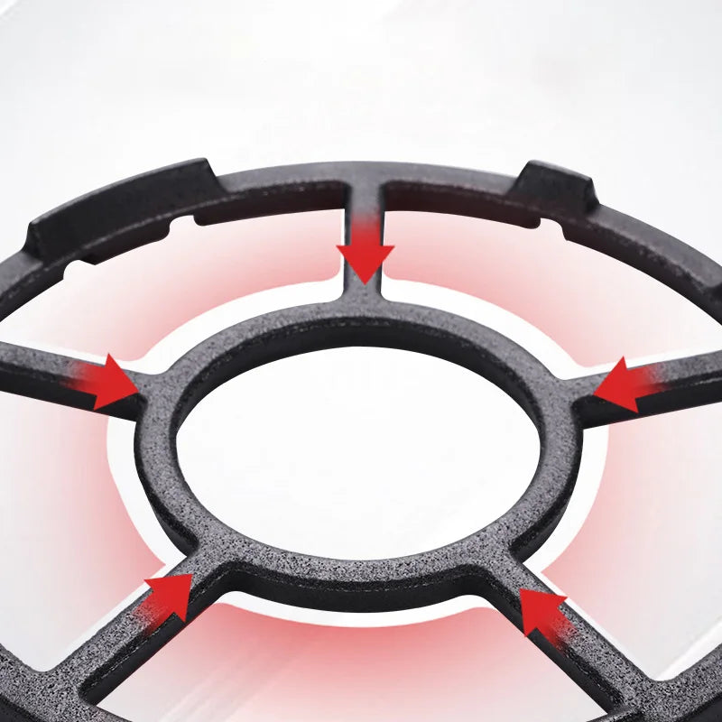 Iron Cookware Stove Top Heat Diffsuser Iron Gas Stove Cooker Ring Reducer For Coffee Maker Shelf Cast Iron Practical Accessories