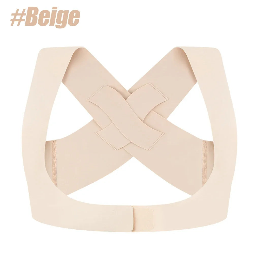 Back Posture Corrector Brace for Women Breathable Back Posture Correction Back Support Belt Adjustable Shoulder for Students
