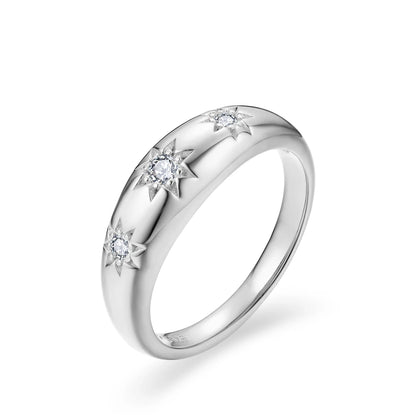 ATTAGEMS Luxury Round Cut 2.5mm Moissanite Ring for Women Man 925 Sliver Sparkling Fine Jewelr Engagement Wedding Party Gift New