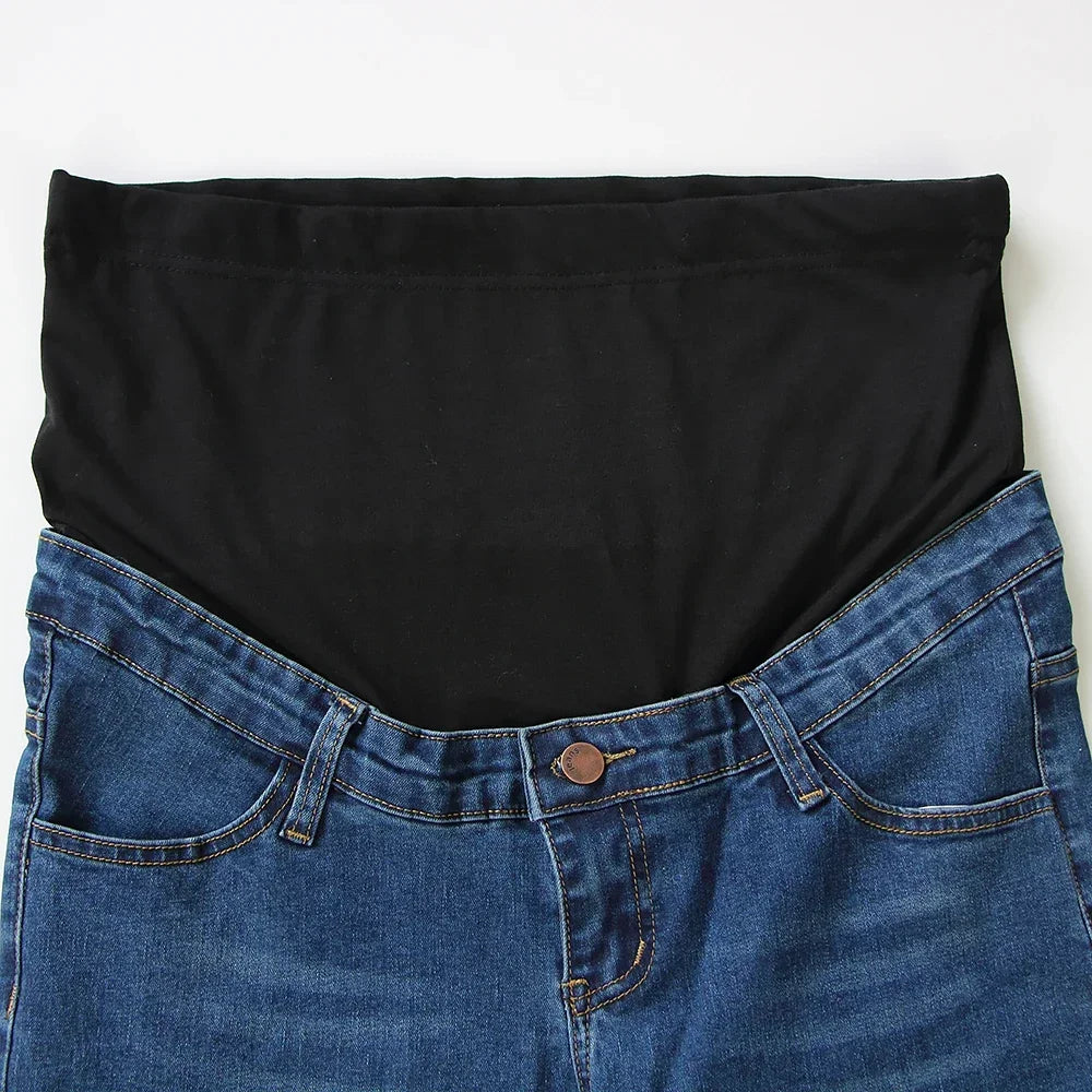 Maternity Clothing  Jeans Insert Panel  Skinny  Cotton Denim Pants for Pregnant Women Pregnancy Clothes