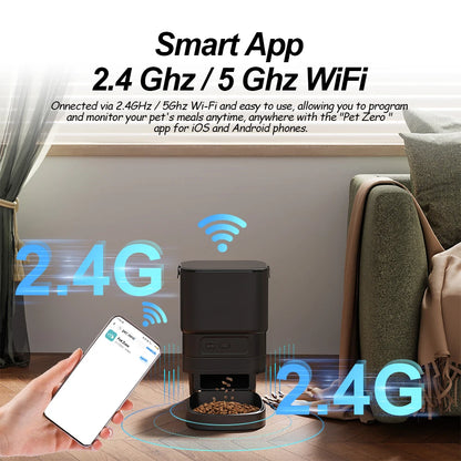 Smart Pet Feeder Automatic Cat Feeder Dog Slow Food Machine With Timed Quantitative Automatic Cat Food Dispenser Dog Cat Bowl