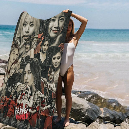 T-TwiceS-S Kpop Beach Towel For Kids Personalized Bath Towel Pool Towel Vacation Gift Picnic Towel Party Gift