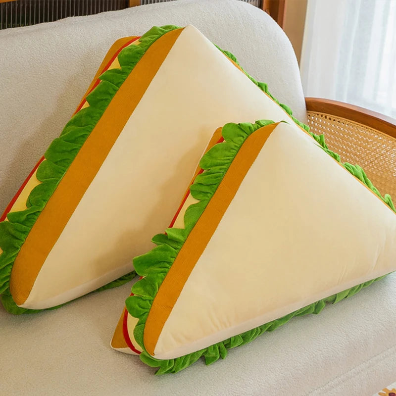 Plush Stuffed Toys Cute and Creative Sandwiches Pillows Toast Bread Children's Sofas Bedside Pillows Large Cloth Dolls Birthday