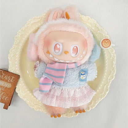 Labubu 3.0 Cartoon Style Cute Clothes Ropa Labubu for V1/V2/V3 Labubu Dolls Decoration