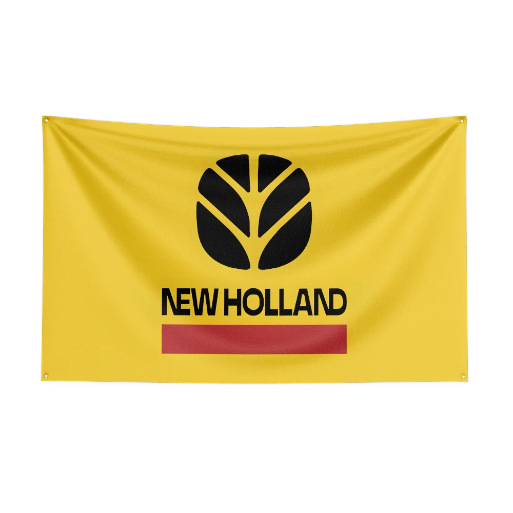 90x150CM TRACTORS New Hollands Agriculture Flag Polyester Printed Excavator Banner For Decor